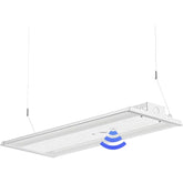 Linear High Bay LED Shop Lights 300W 45,000LM 0-10V Dimmable, Adjustable Power & Color Temperatures - UL Listed Without PIR